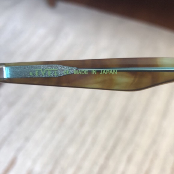 Bevel Eyeglass Frames - Brown/Mint - Picture 8 of 11